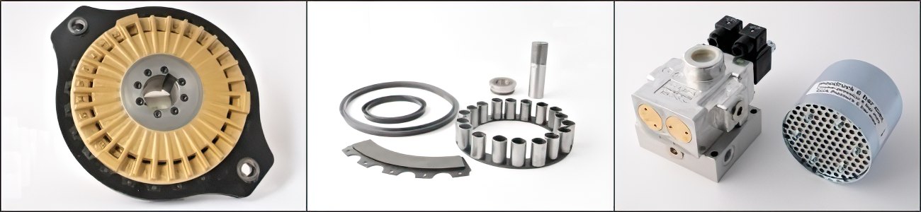 KWS Industrietechnik - Pressensicherheitsventil pneumatisch, Kupplungs- und Bemskombinationen und Bremsbelagträger