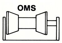 KWS Industrietechnik - Rollenlager/Rohrlager, Rohrunterstützung mit Doppelkegel, Rohrsattel