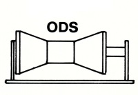 KWS Industrietechnik - Rollenlager/Rohrlager, Rohrunterstützung mit Doppelkegel Typ ODS, Rohrsattel